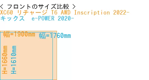 #XC60 リチャージ T6 AWD Inscription 2022- + キックス  e-POWER 2020-